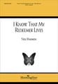 I Know That My Redeemer Lives SATB choral sheet music cover